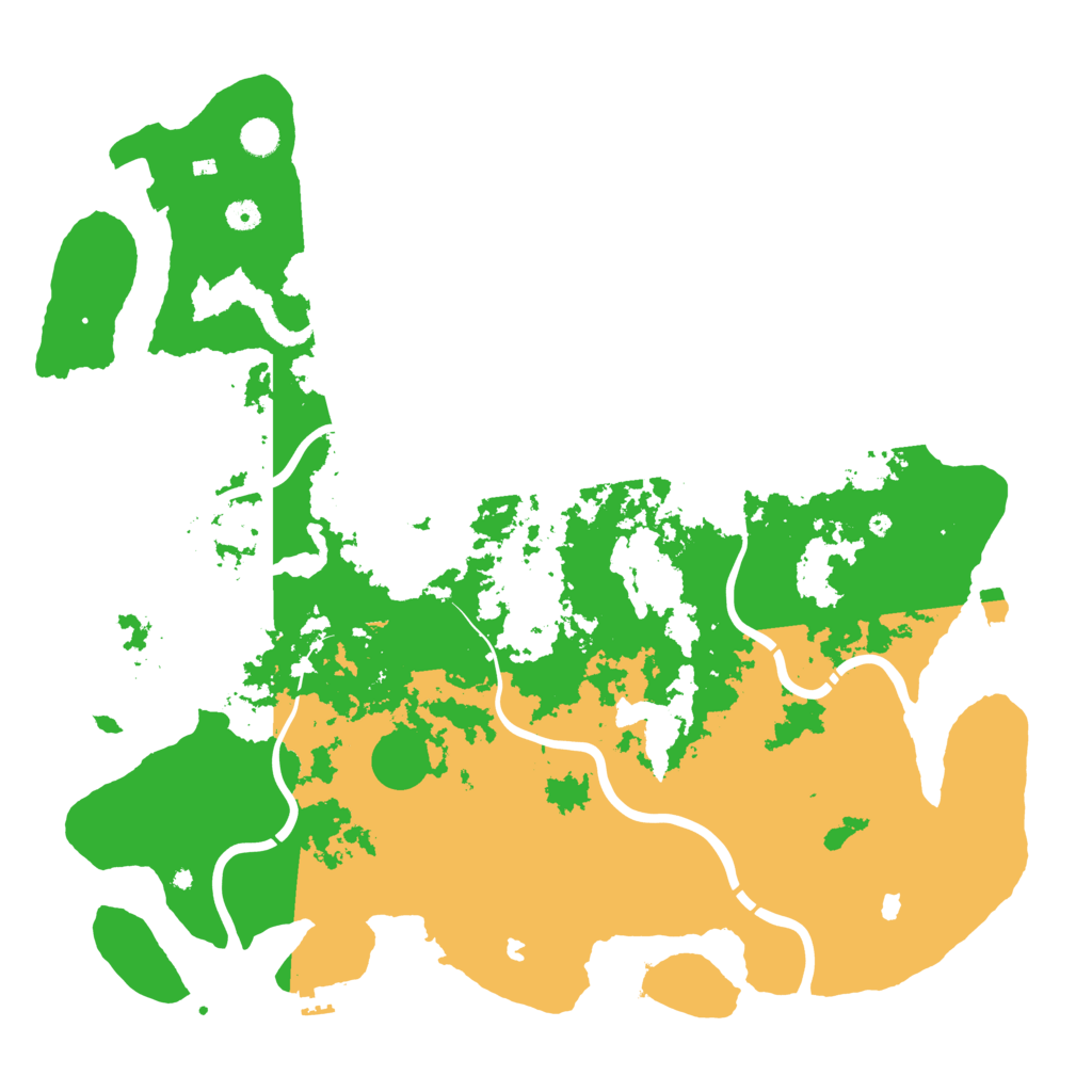Biome Rust Map: Procedural Map, Size: 5000, Seed: 93871