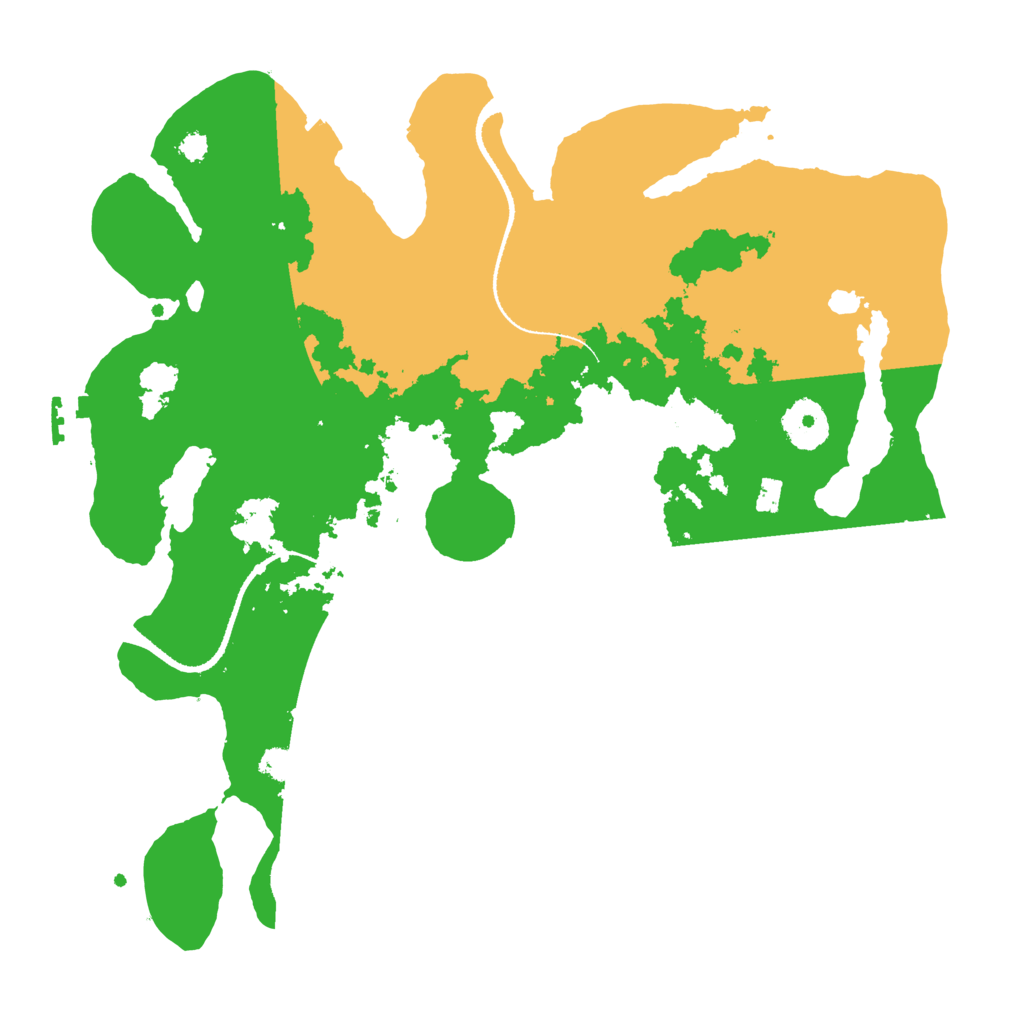 Biome Rust Map: Procedural Map, Size: 3250, Seed: 485779821