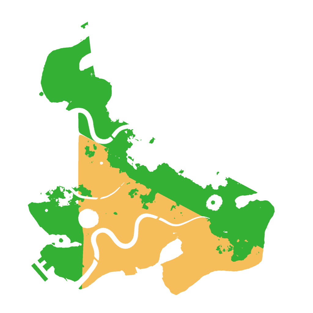 Biome Rust Map: Procedural Map, Size: 3000, Seed: 12835