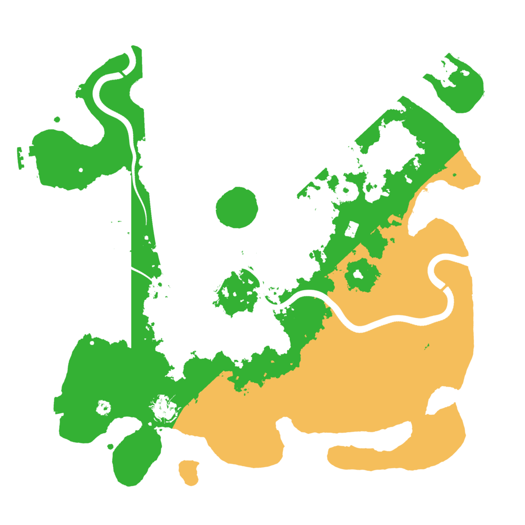 Biome Rust Map: Procedural Map, Size: 3584, Seed: 3691