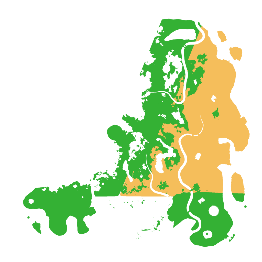 Biome Rust Map: Procedural Map, Size: 4500, Seed: 2017261181