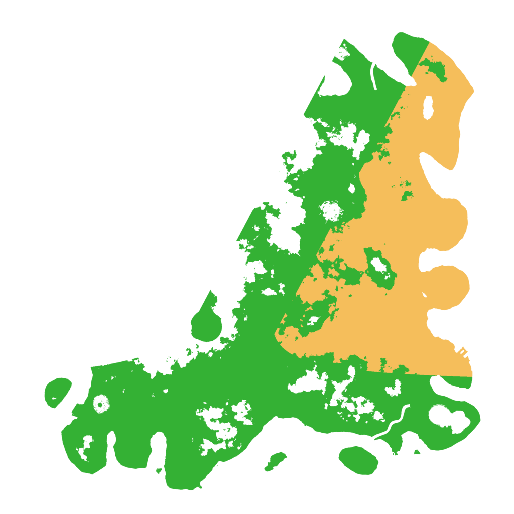 Biome Rust Map: Procedural Map, Size: 4500, Seed: 854881201