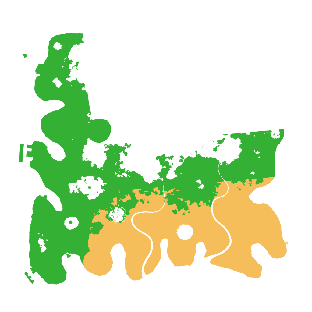 Biome Rust Map: Procedural Map, Size: 3500, Seed: 1240552389