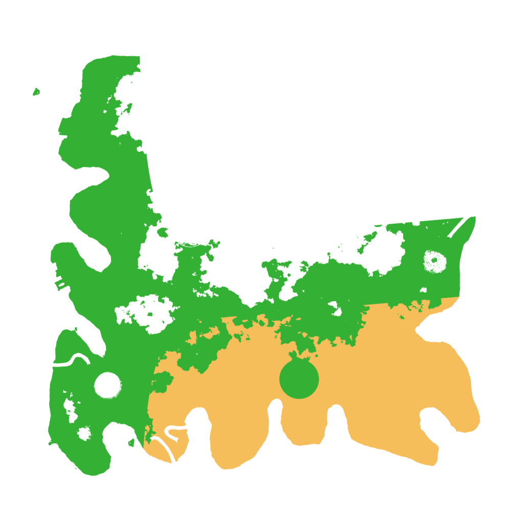 Biome Rust Map: Procedural Map, Size: 3500, Seed: 1240552389