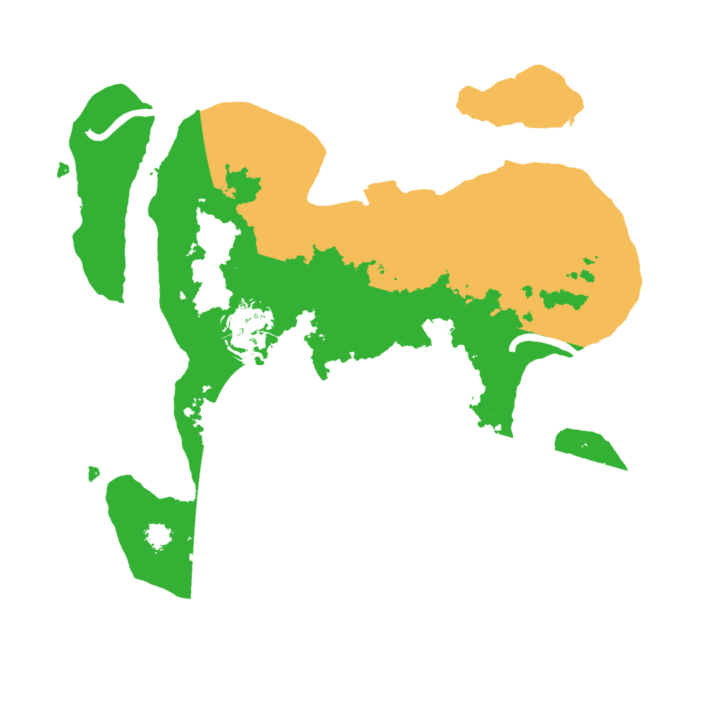 Biome Rust Map: Procedural Map, Size: 2500, Seed: 481840946