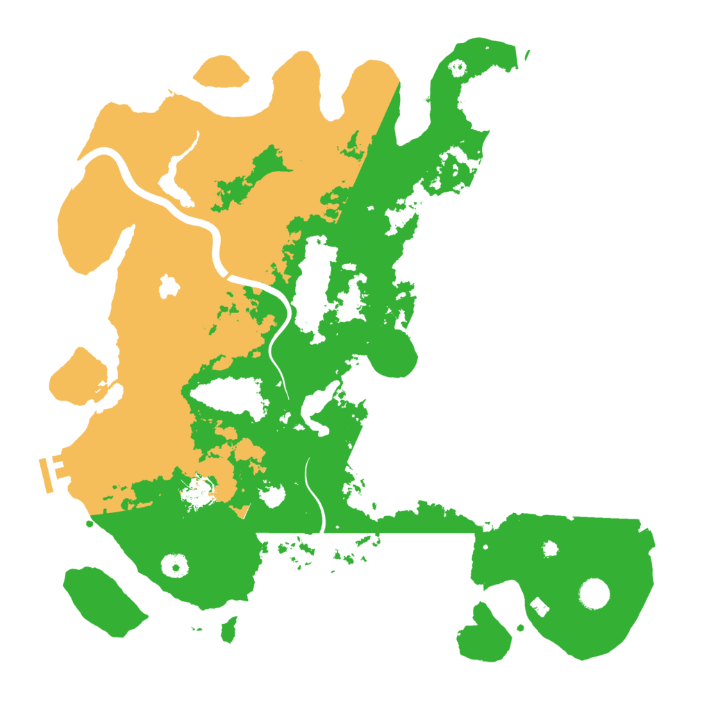 Biome Rust Map: Procedural Map, Size: 4100, Seed: 63653916