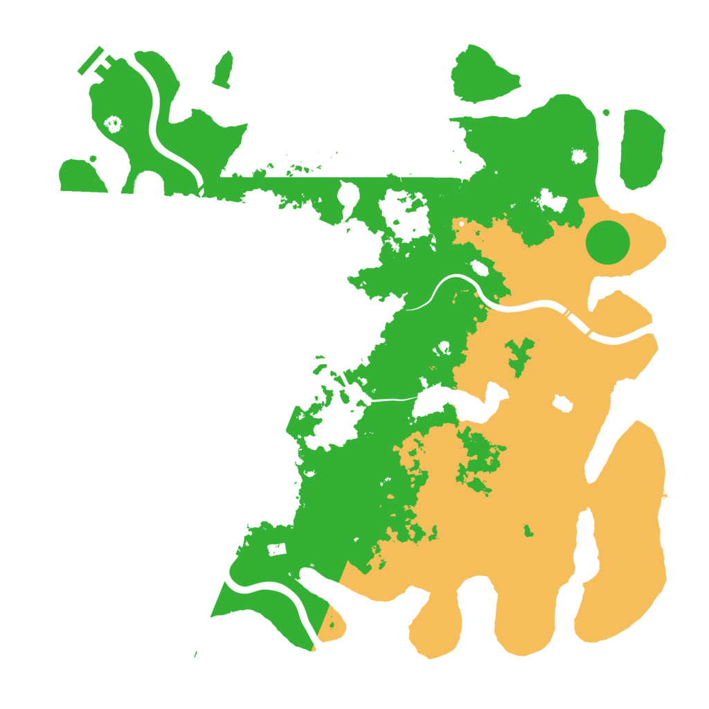 Biome Rust Map: Procedural Map, Size: 4250, Seed: 7588
