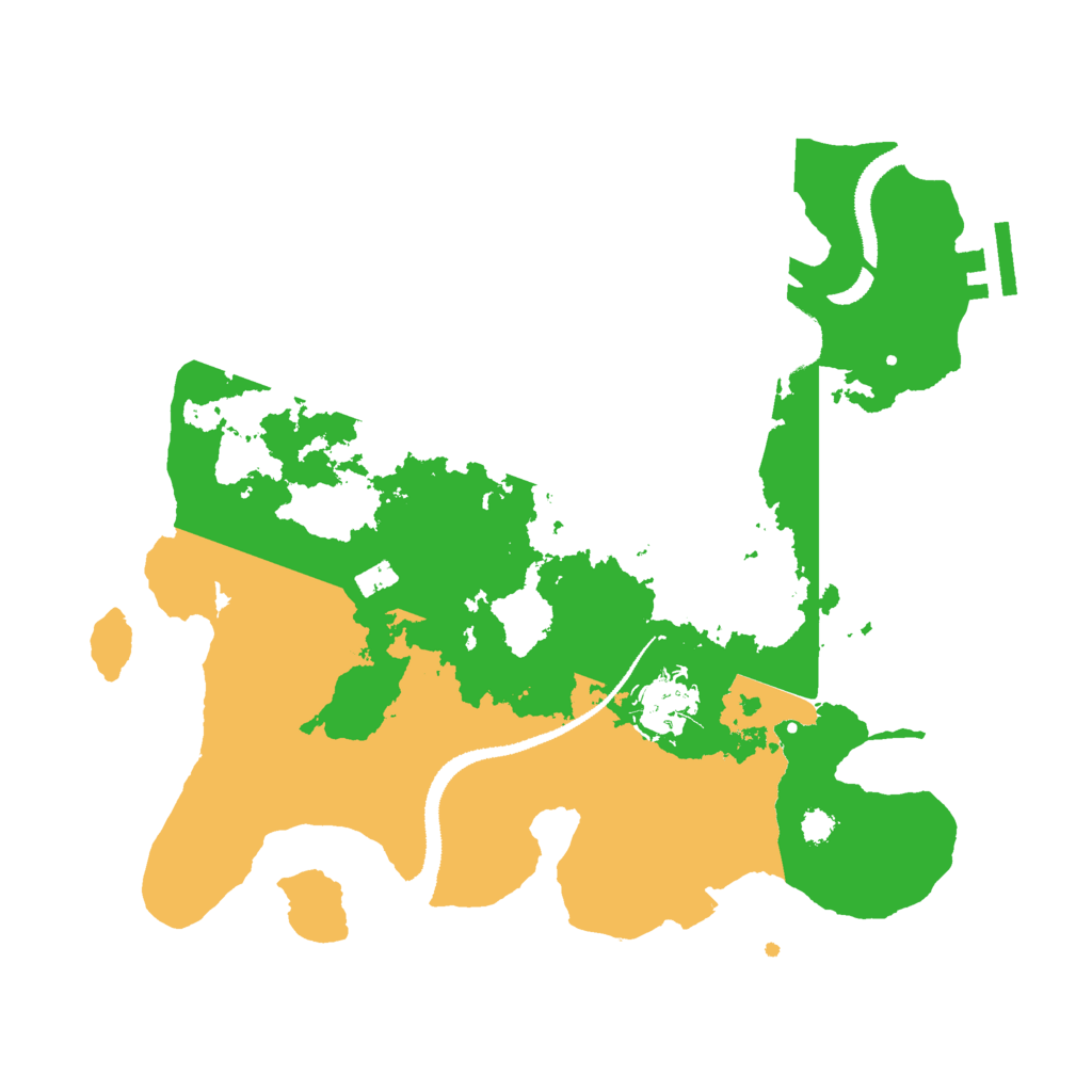 Biome Rust Map: Procedural Map, Size: 3000, Seed: 59919
