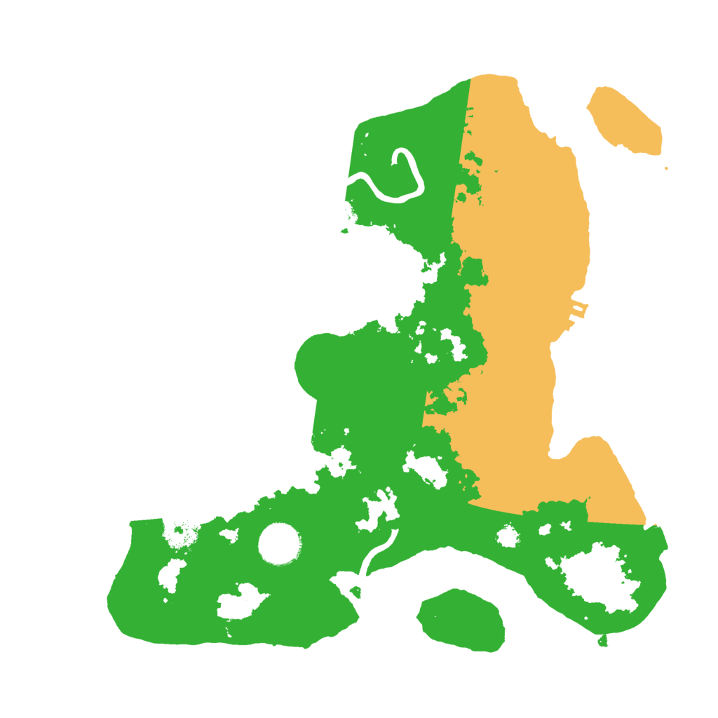 Biome Rust Map: Procedural Map, Size: 3000, Seed: 12646