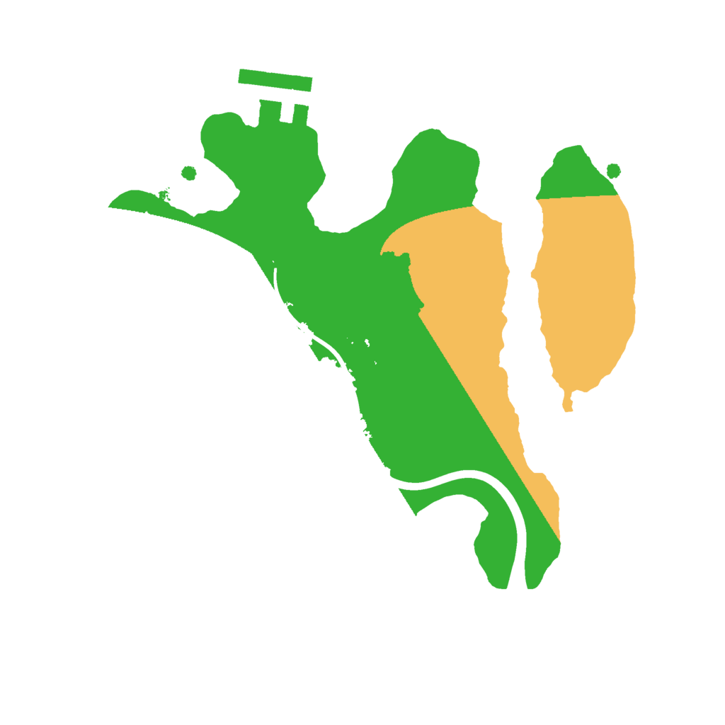 Biome Rust Map: Procedural Map, Size: 2000, Seed: 5046583