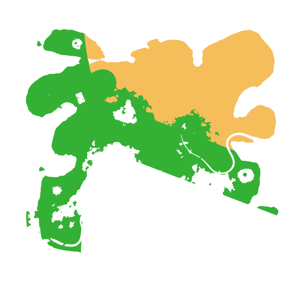 Biome Rust Map: Procedural Map, Size: 3000, Seed: 11451441