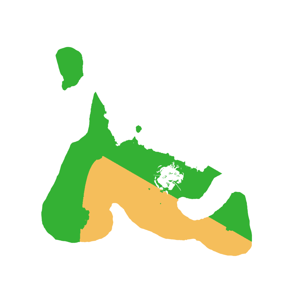 Biome Rust Map: Barren, Size: 2000, Seed: 200062825