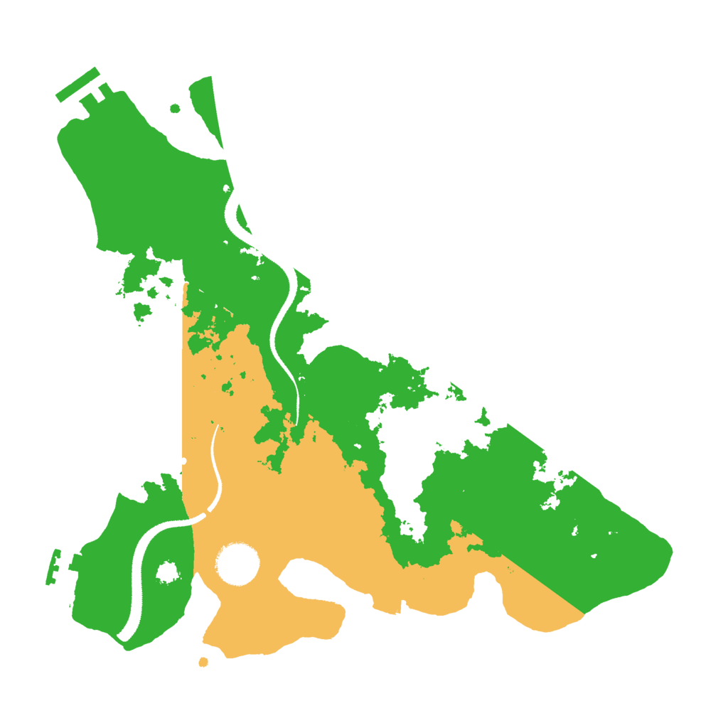 Biome Rust Map: Procedural Map, Size: 3000, Seed: 86142