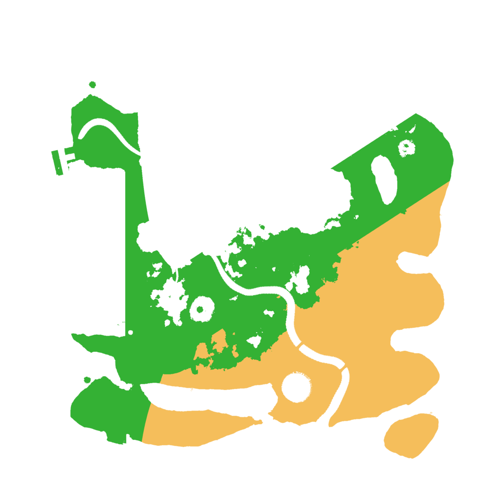 Biome Rust Map: Procedural Map, Size: 3000, Seed: 4374784