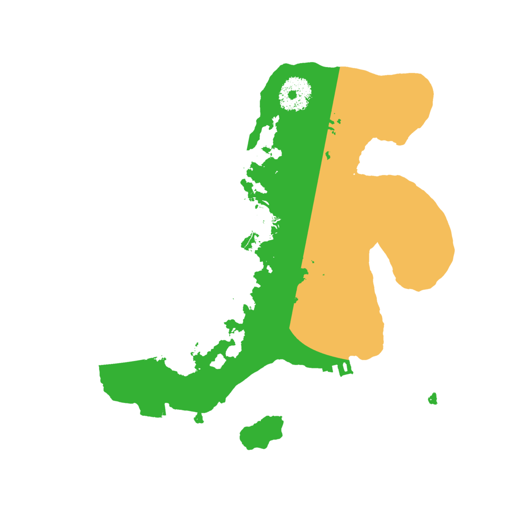Biome Rust Map: Procedural Map, Size: 2300, Seed: 50766415