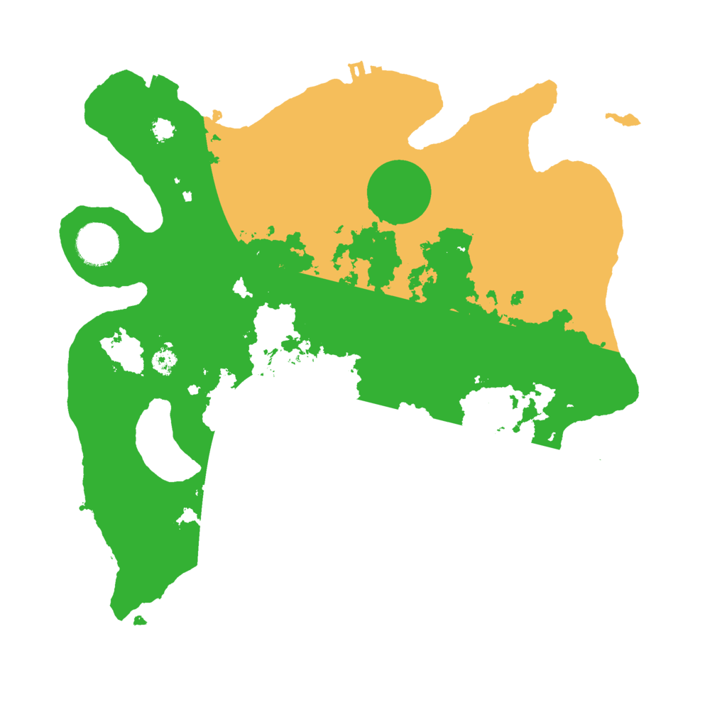 Biome Rust Map: Procedural Map, Size: 3000, Seed: 1345