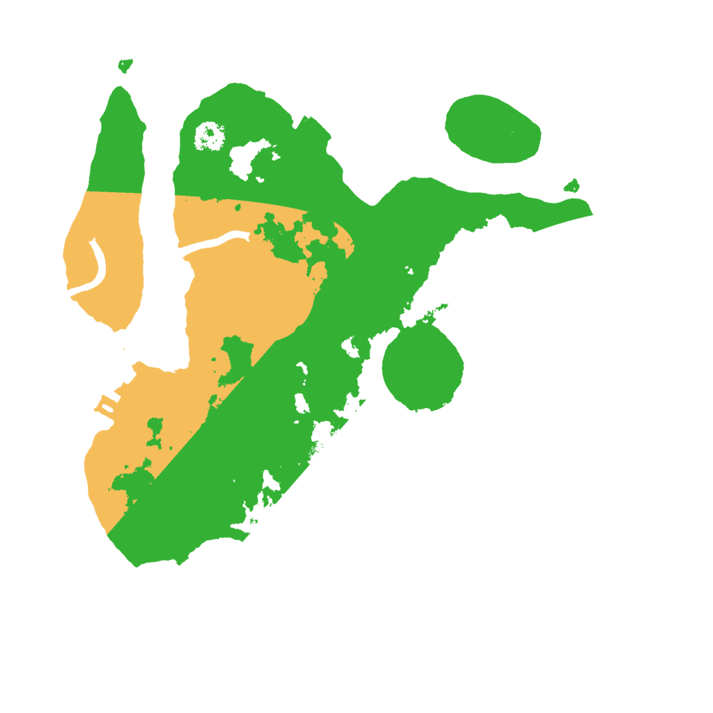 Biome Rust Map: Procedural Map, Size: 2400, Seed: 1424050562