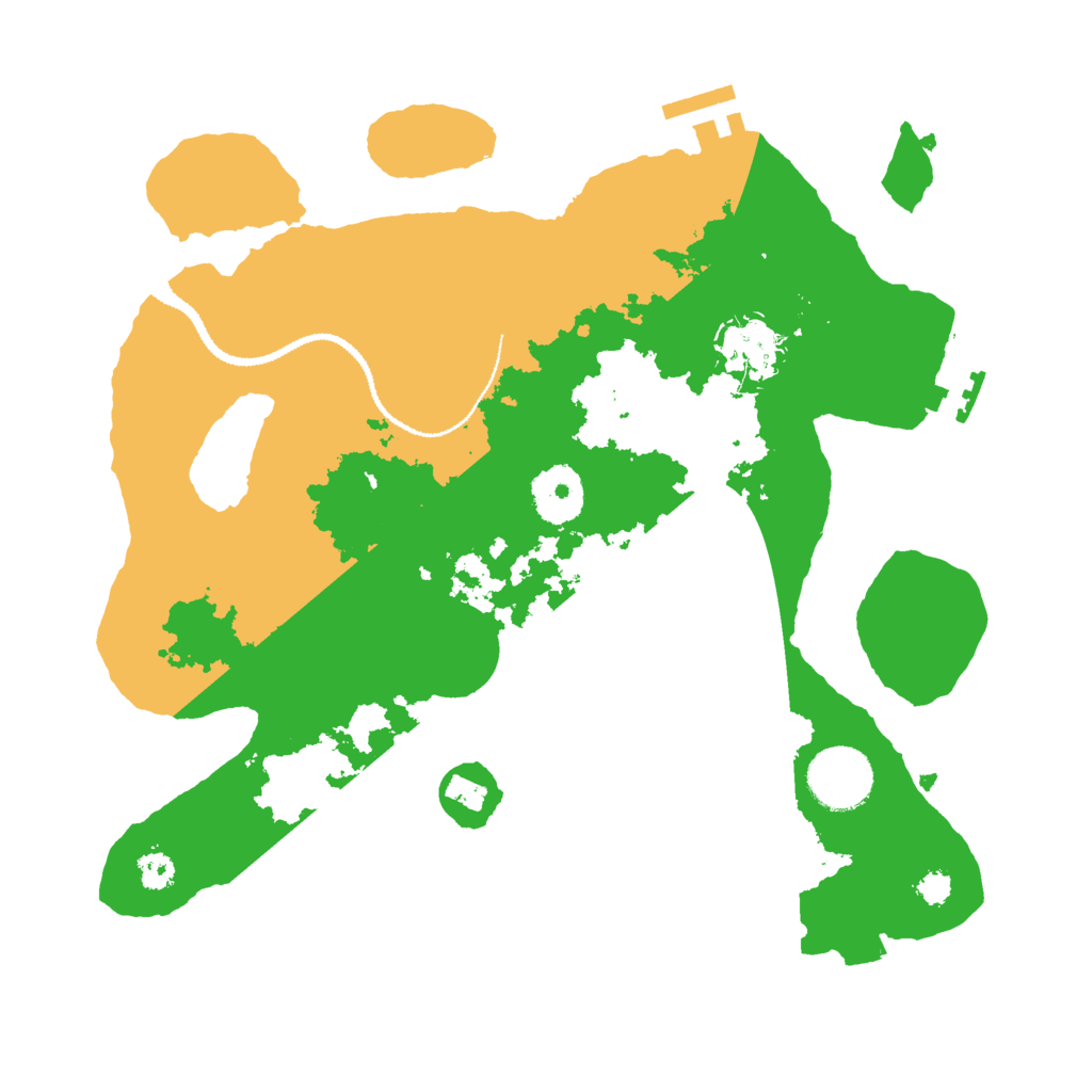 Biome Rust Map: Procedural Map, Size: 3000, Seed: 752510850