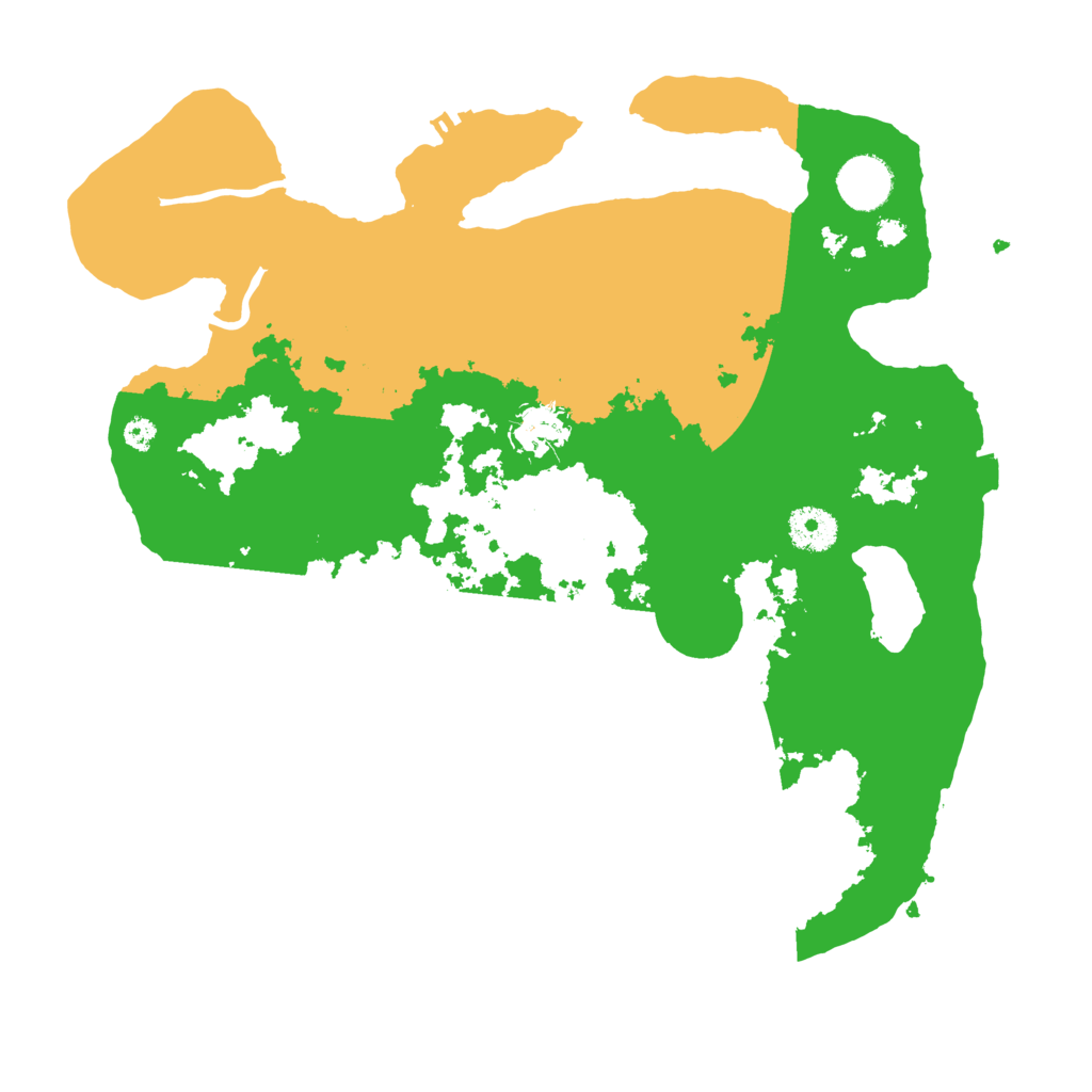 Biome Rust Map: Procedural Map, Size: 3500, Seed: 1444707969