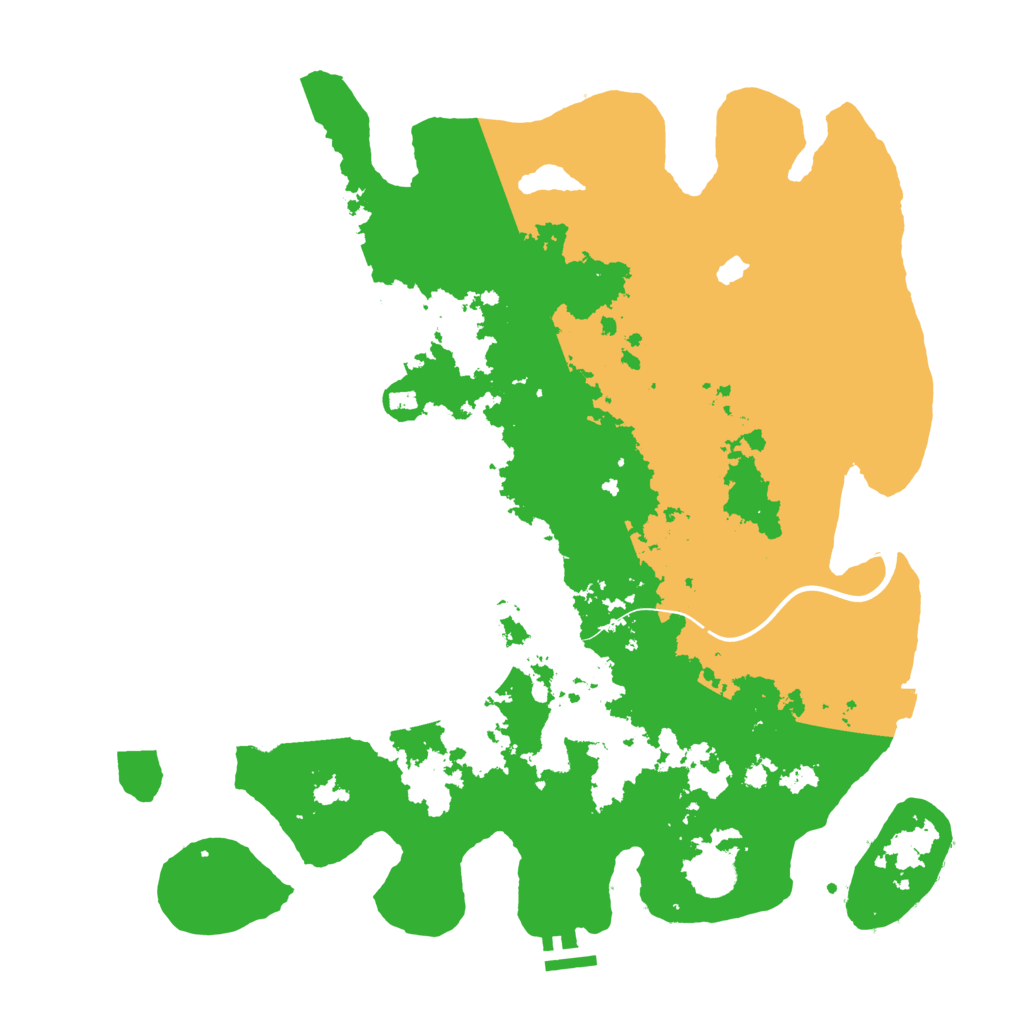 Biome Rust Map: Procedural Map, Size: 4000, Seed: 22662570
