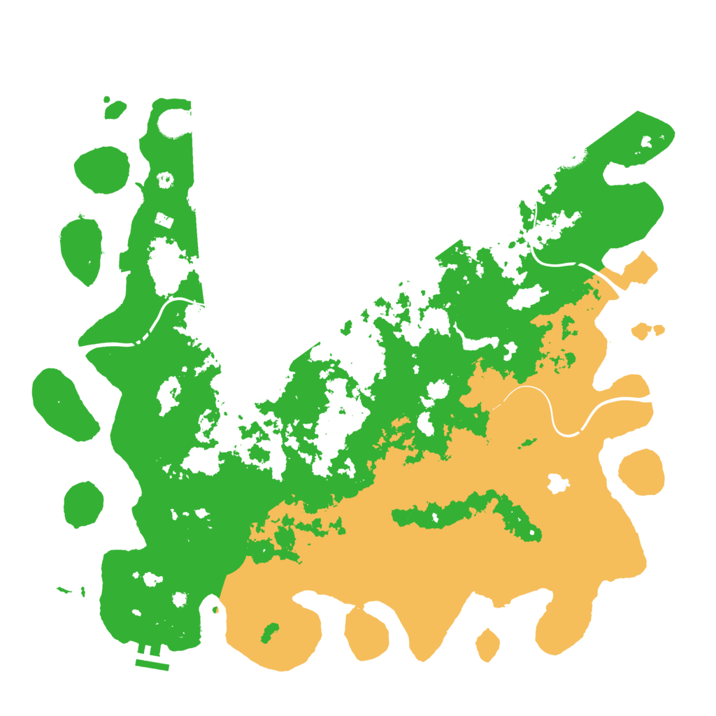 Biome Rust Map: Procedural Map, Size: 4300, Seed: 869231669