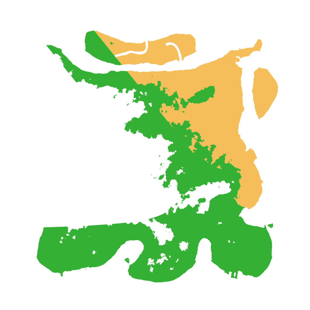 Biome Rust Map: Procedural Map, Size: 3000, Seed: 55645