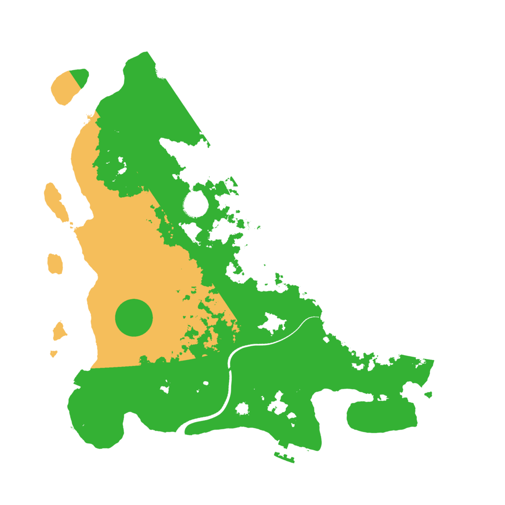 Biome Rust Map: Procedural Map, Size: 3550, Seed: 98812922
