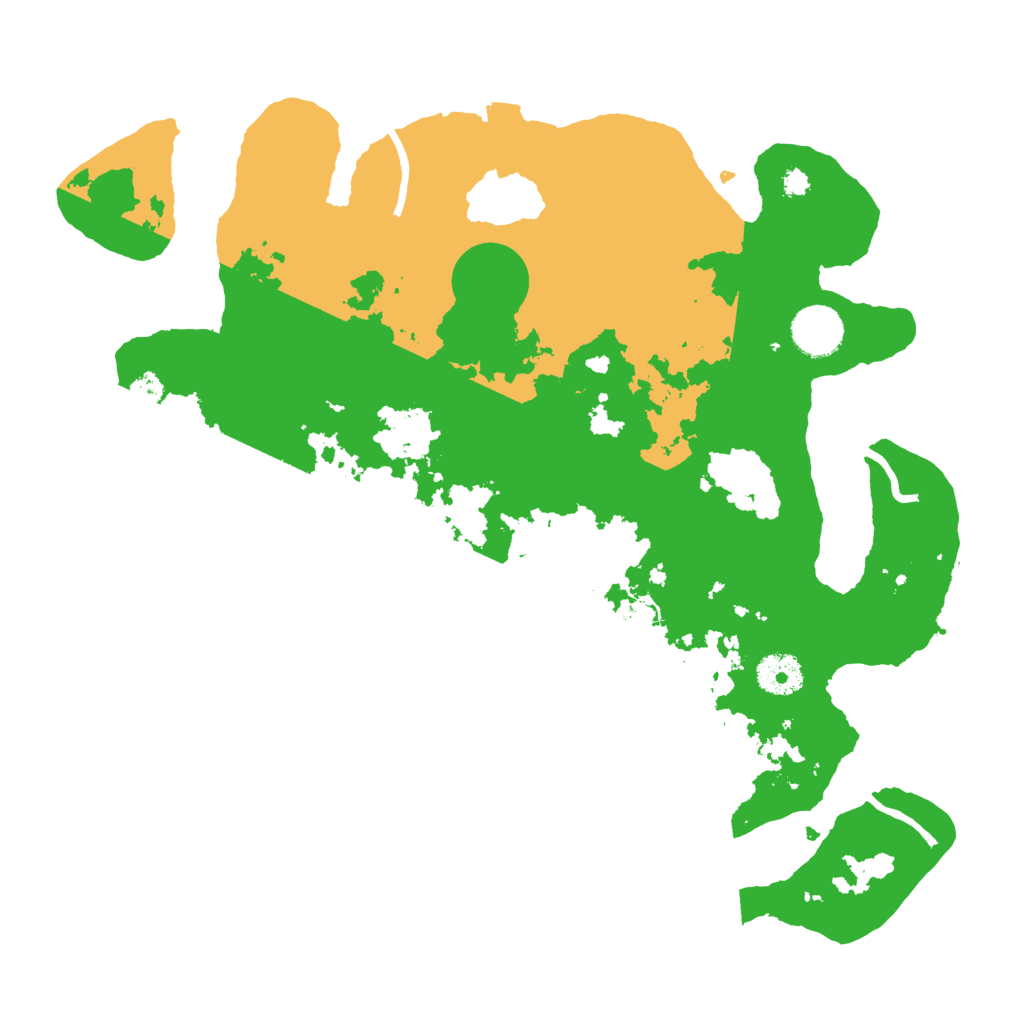 Biome Rust Map: Procedural Map, Size: 3500, Seed: 54066823