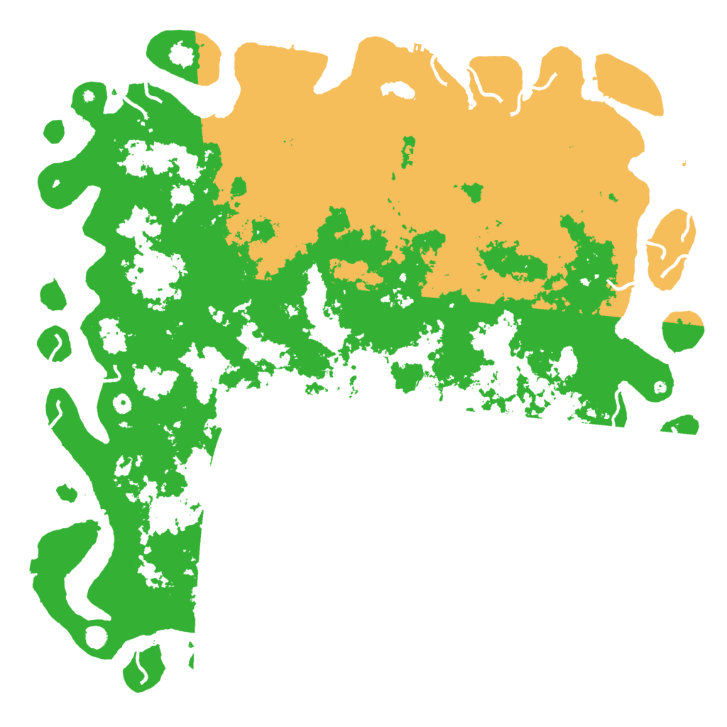 Biome Rust Map: Procedural Map, Size: 6000, Seed: 55402130