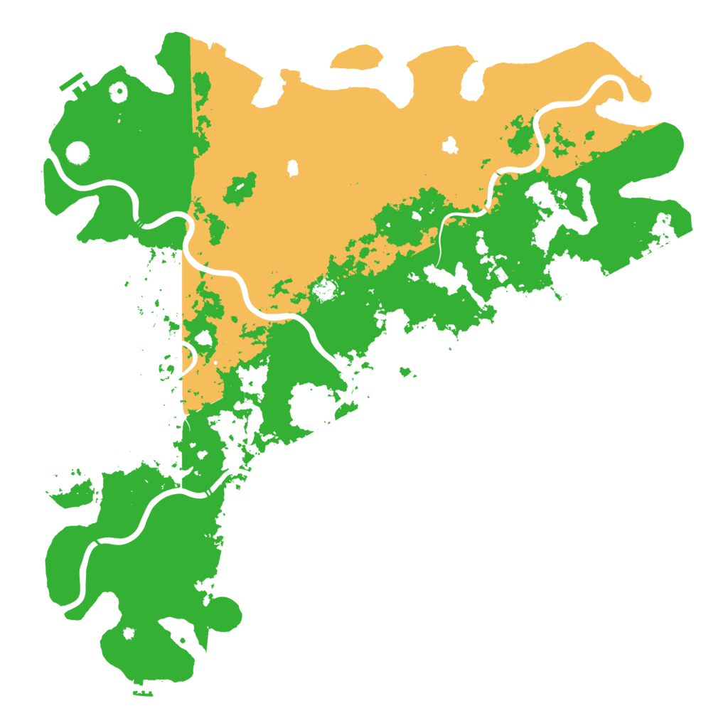 Biome Rust Map: Procedural Map, Size: 5500, Seed: 28376