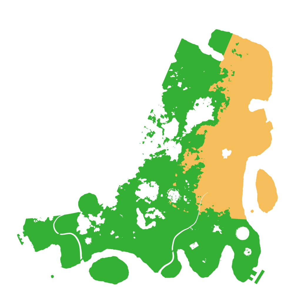 Biome Rust Map: Procedural Map, Size: 4000, Seed: 326339653