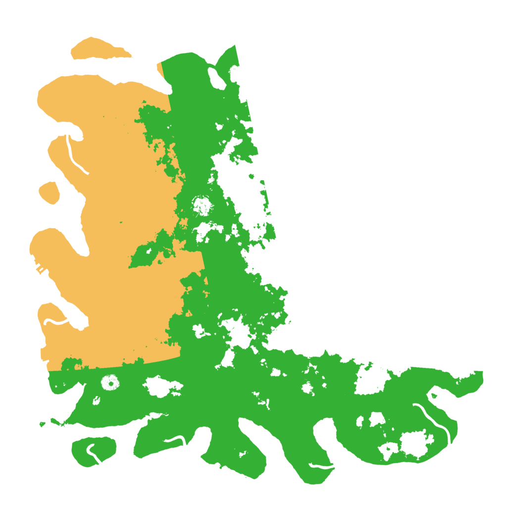 Biome Rust Map: Procedural Map, Size: 4500, Seed: 8790234