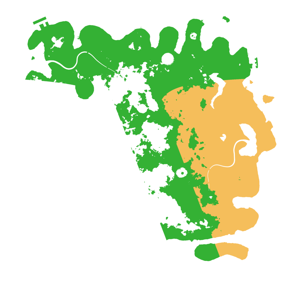 Biome Rust Map: Procedural Map, Size: 4250, Seed: 108880422