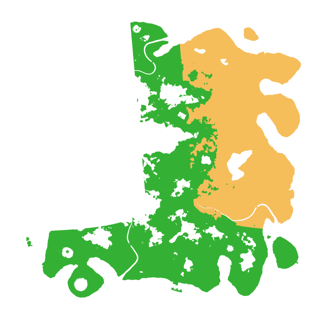 Biome Rust Map: Procedural Map, Size: 4300, Seed: 17072023