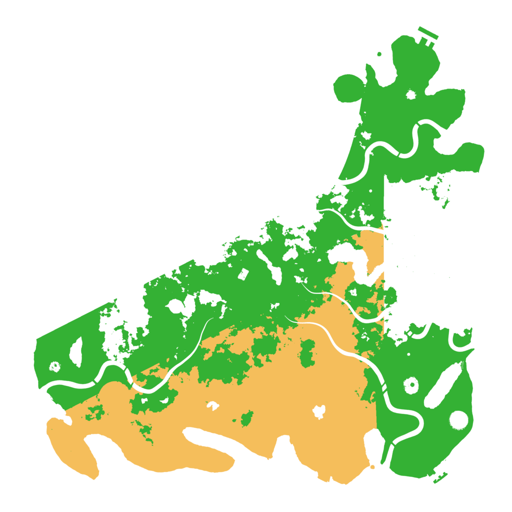 Biome Rust Map: Procedural Map, Size: 4800, Seed: 842429367