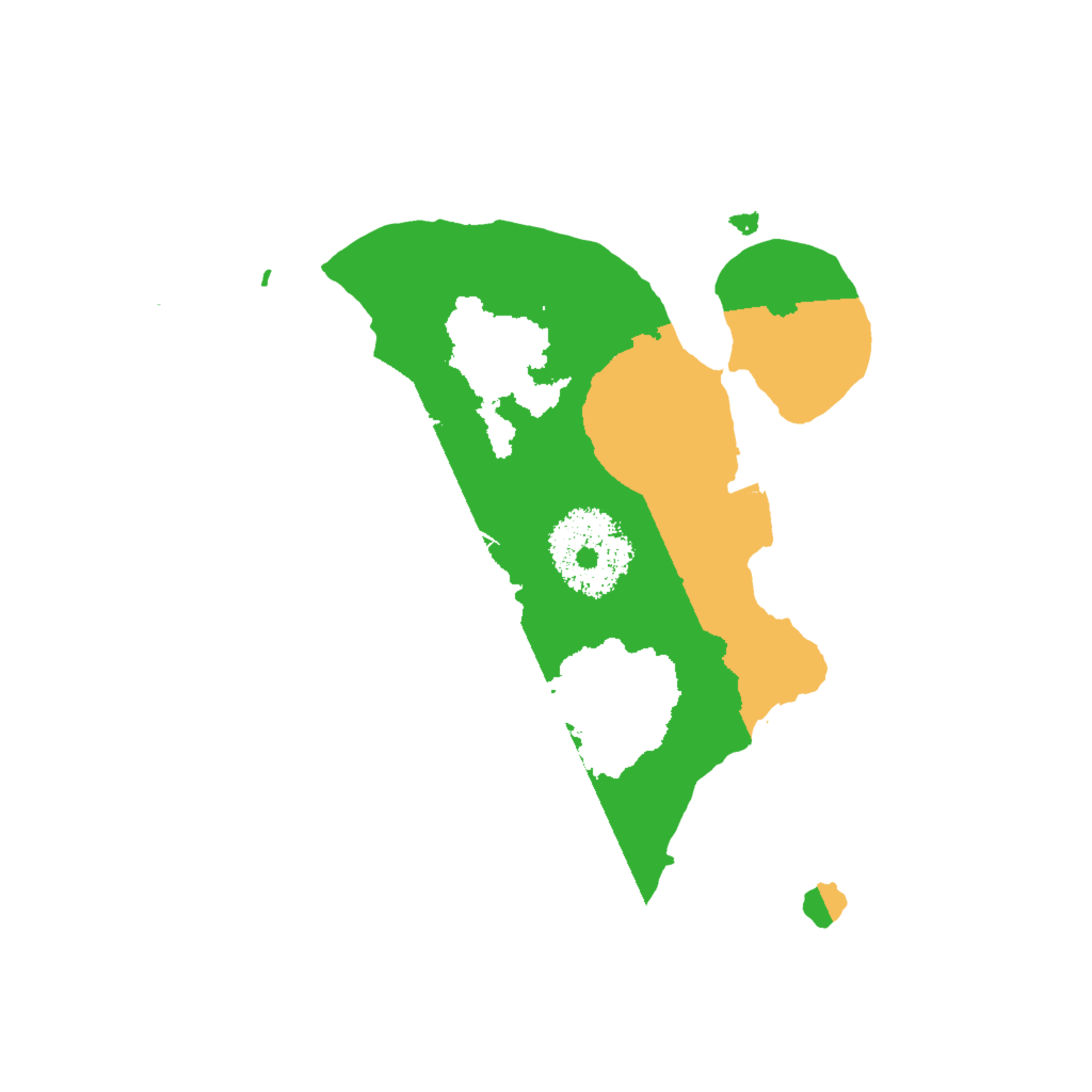 Biome Rust Map: Procedural Map, Size: 2000, Seed: 109420