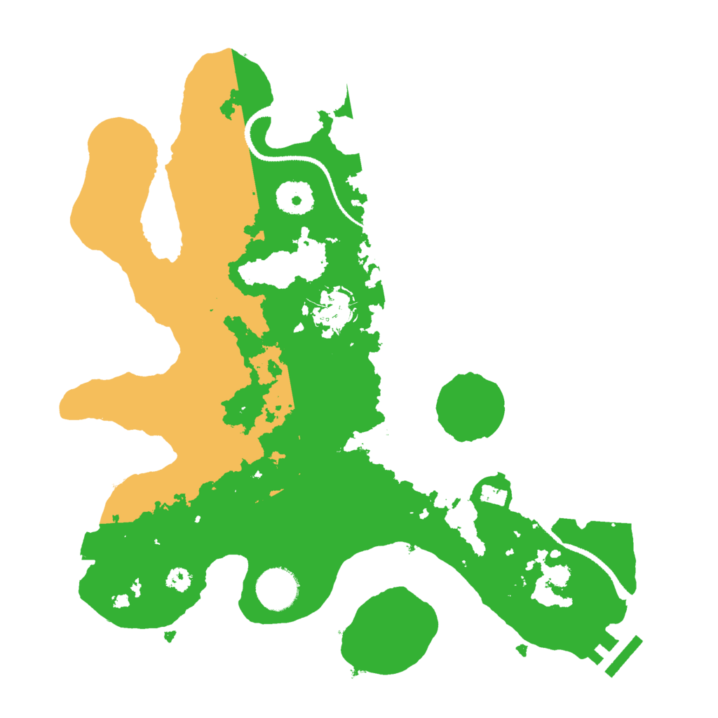 Biome Rust Map: Procedural Map, Size: 3000, Seed: 1239482905
