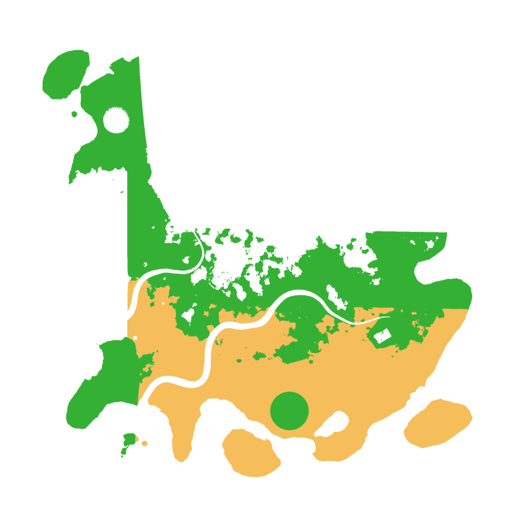 Biome Rust Map: Procedural Map, Size: 3500, Seed: 28038707