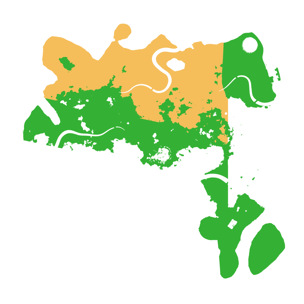 Biome Rust Map: Procedural Map, Size: 3500, Seed: 1940462554