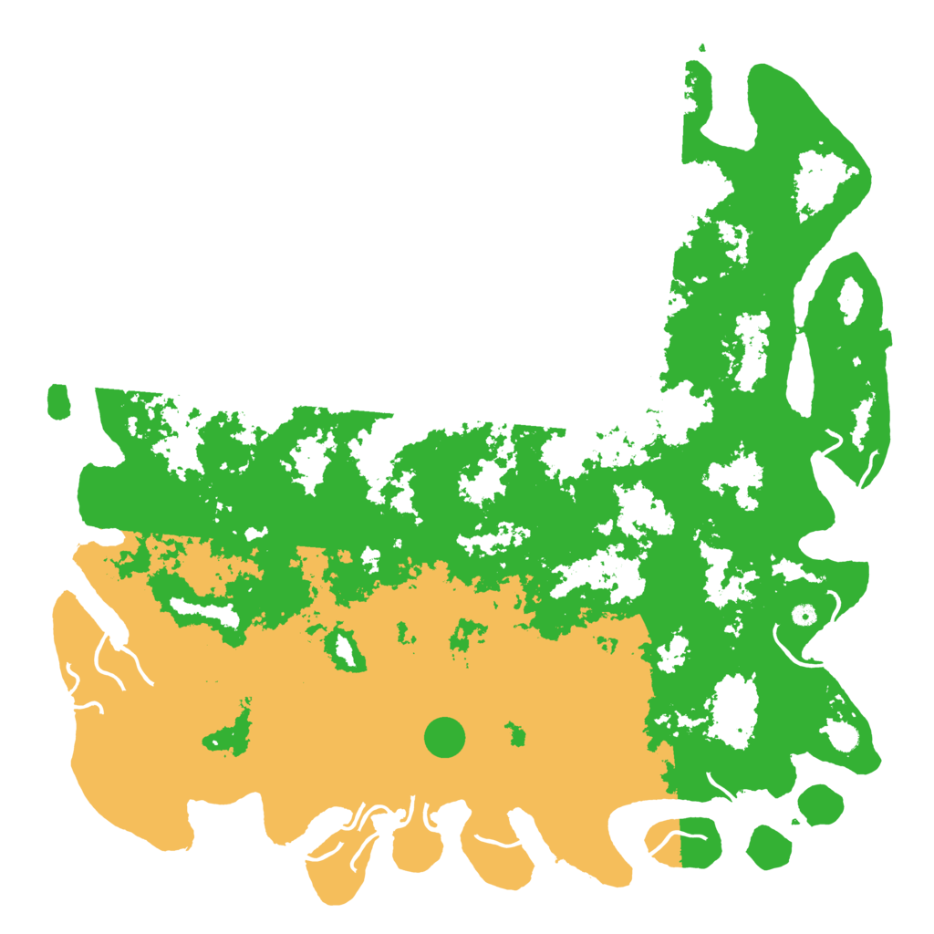 Biome Rust Map: Procedural Map, Size: 6000, Seed: 40112