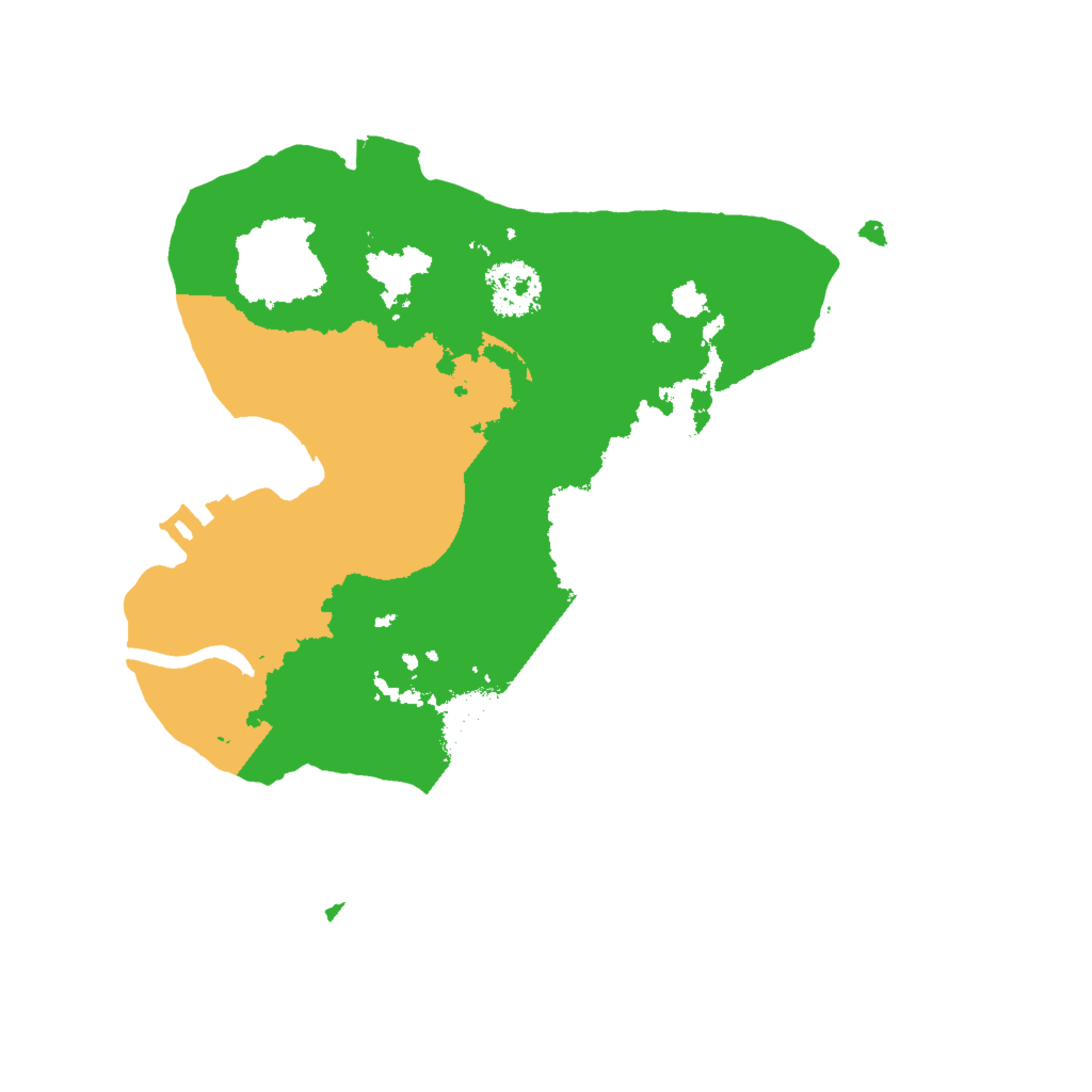 Biome Rust Map: Procedural Map, Size: 2000, Seed: 515186