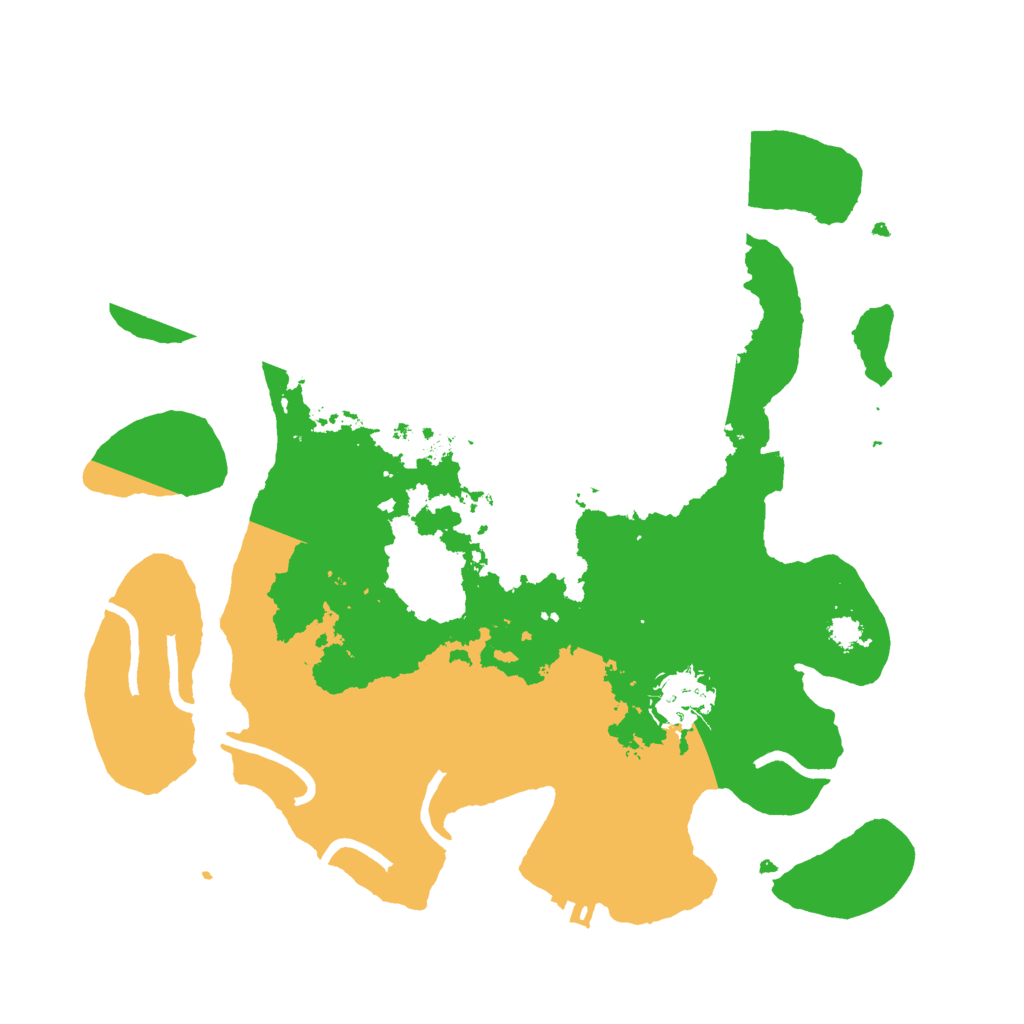 Biome Rust Map: Procedural Map, Size: 3000, Seed: 10676