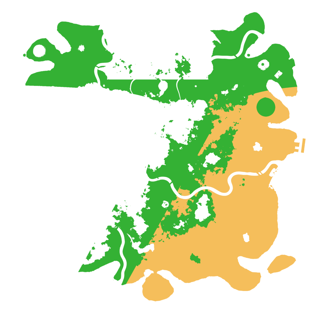Biome Rust Map: Procedural Map, Size: 4500, Seed: 306216053