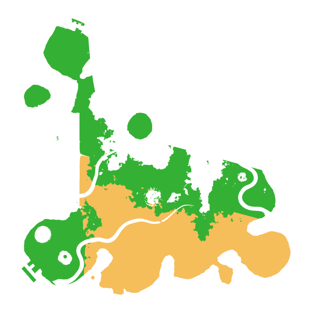 Biome Rust Map: Procedural Map, Size: 3500, Seed: 215903665