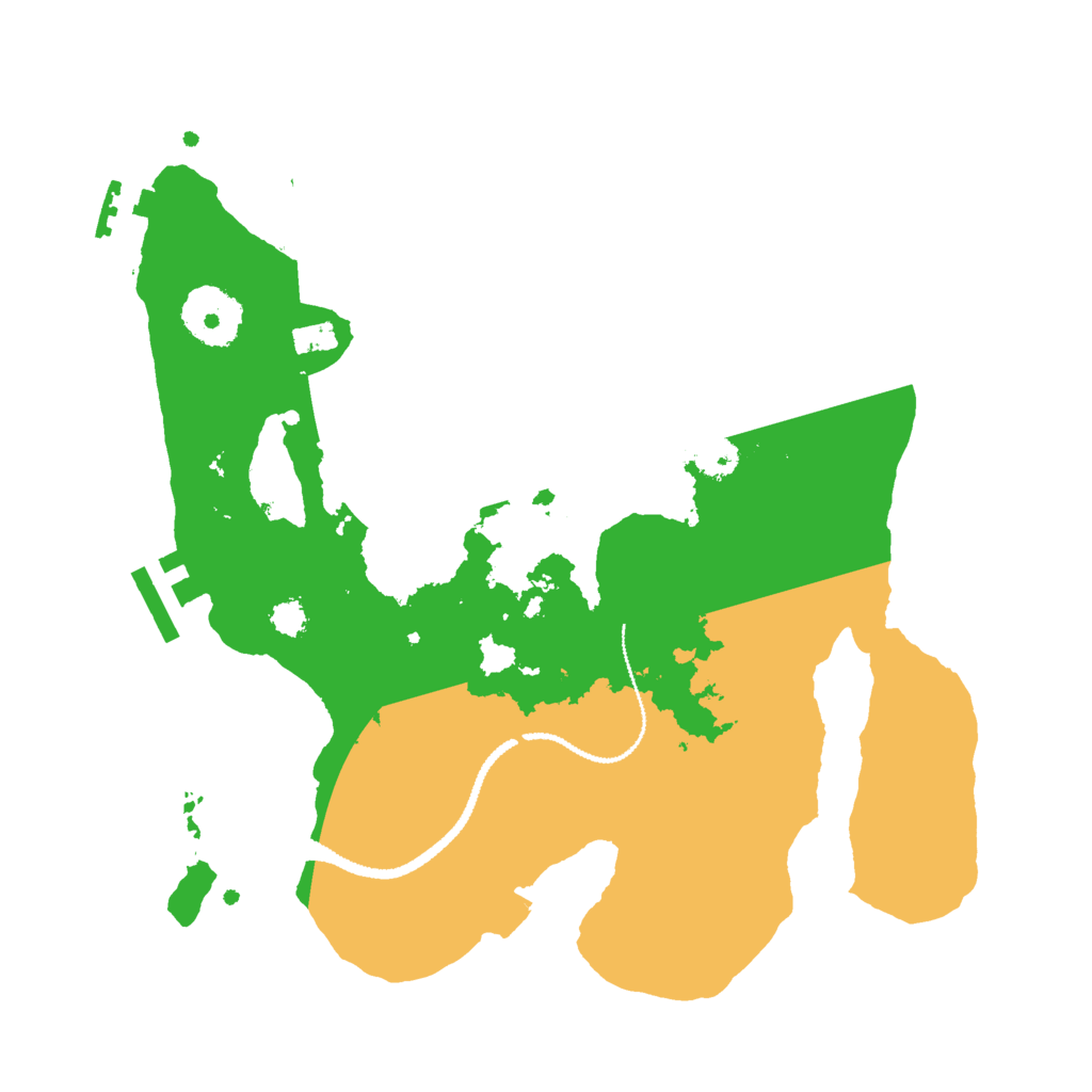 Biome Rust Map: Procedural Map, Size: 2800, Seed: 3517756