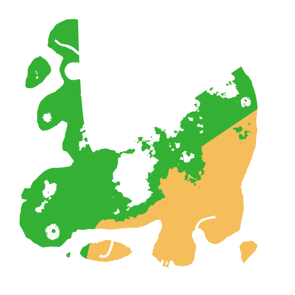 Biome Rust Map: Procedural Map, Size: 3000, Seed: 6204857