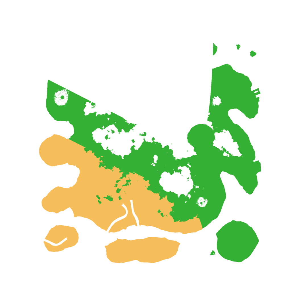 Biome Rust Map: Procedural Map, Size: 3000, Seed: 2603541