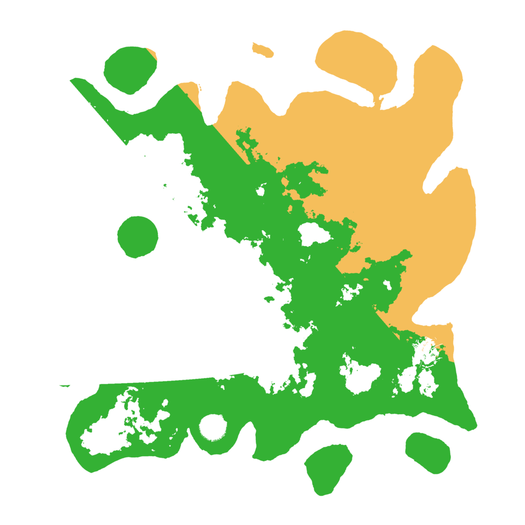 Biome Rust Map: Barren, Size: 3500, Seed: 1240505262