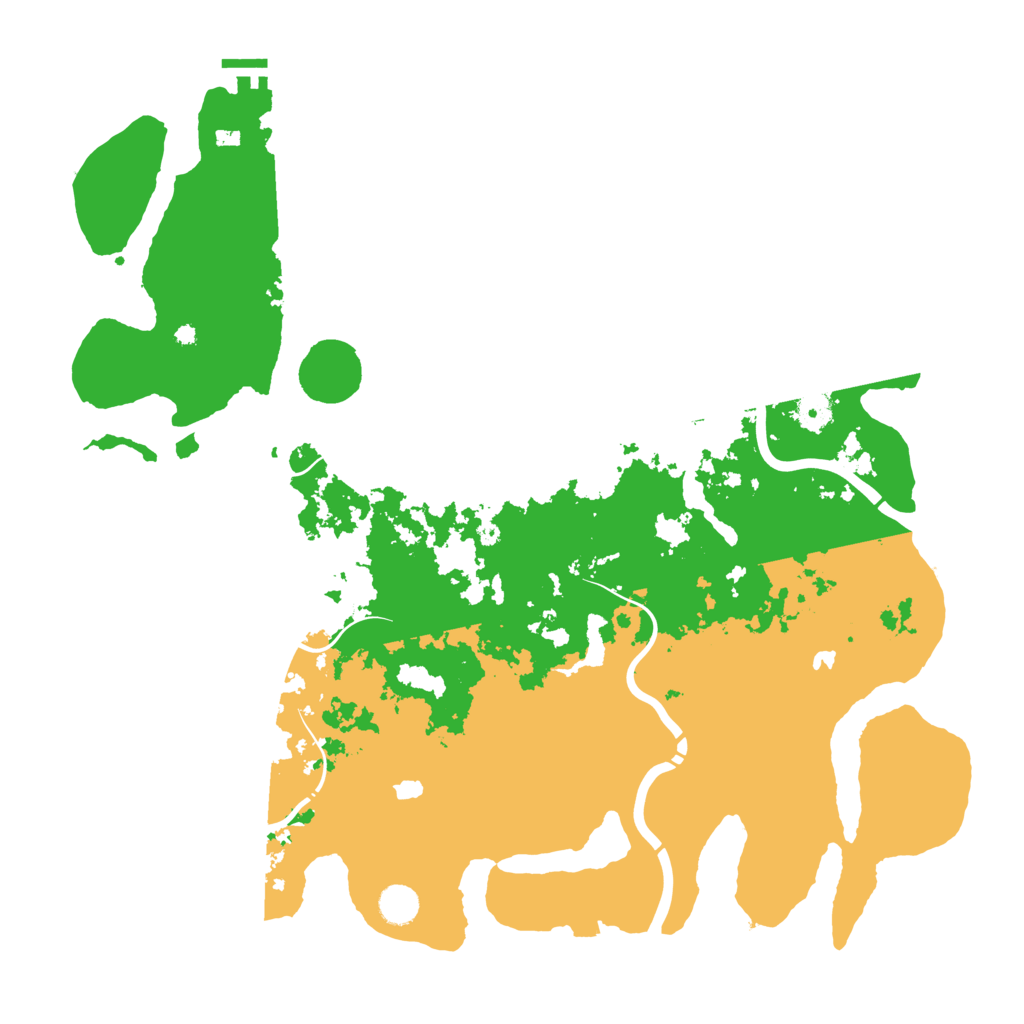 Biome Rust Map: Procedural Map, Size: 4500, Seed: 1675411843