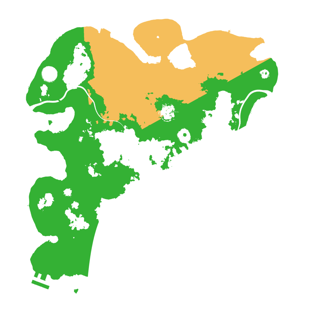 Biome Rust Map: Procedural Map, Size: 3500, Seed: 123383415